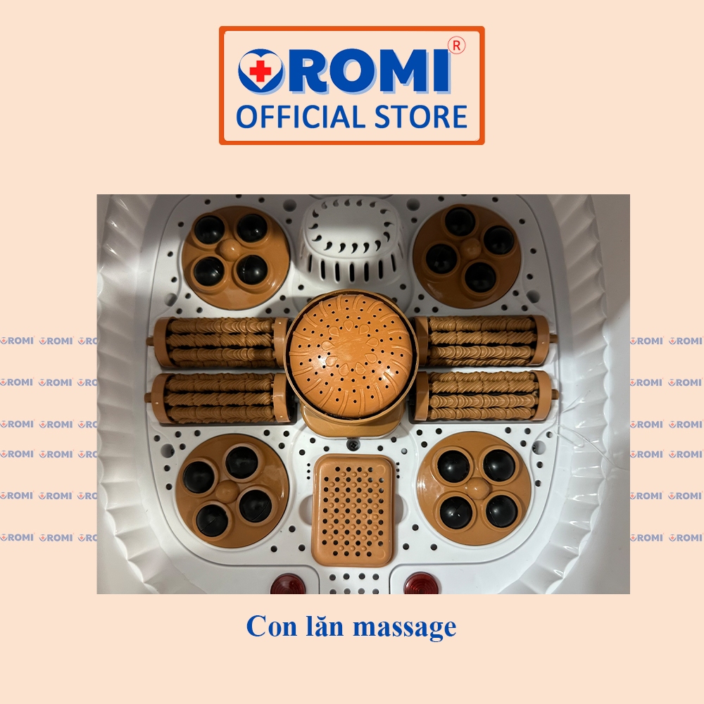 Máy massage chân tự động OROMI ORM-KW610/ORM-610H - Mát-xa thư giãn cao cấp có sục khí, hồng ngoại