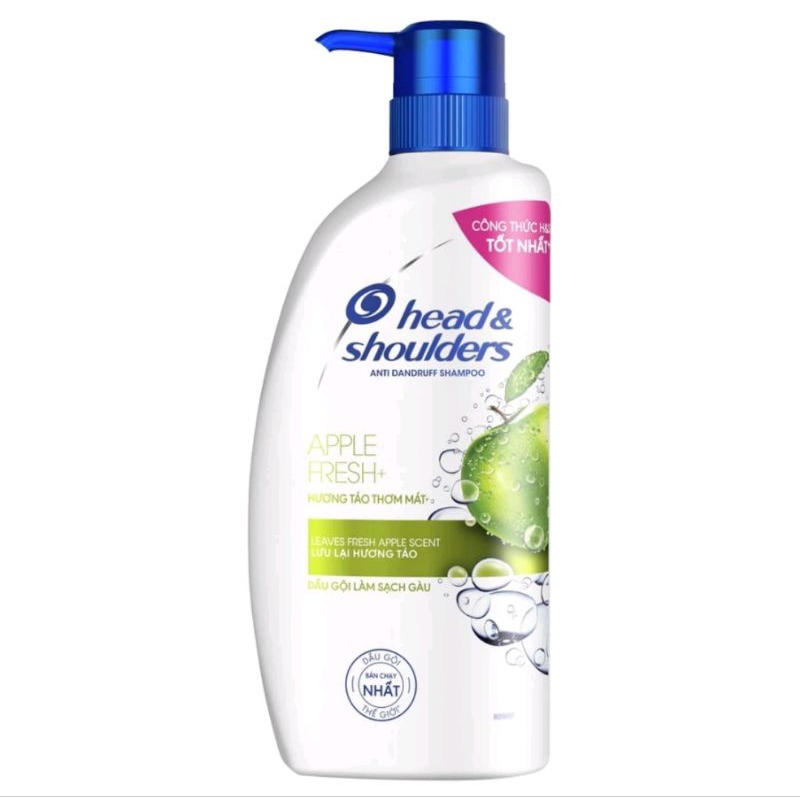 Dầu Gội Sạch Gàu HEAD&SHOULDERS Bạc Hà/ Giảm Ngứa Làm Sạch Vi Khuẩn - Chai 625ML