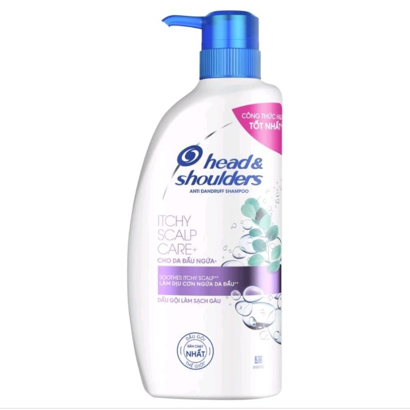 Dầu Gội Sạch Gàu HEAD&SHOULDERS Bạc Hà/ Giảm Ngứa Làm Sạch Vi Khuẩn - Chai 625ML