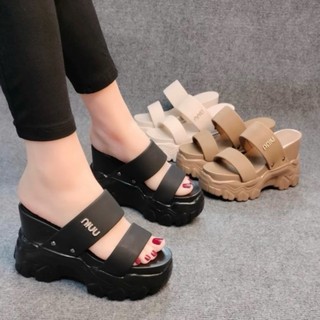 DÉP XUỒNG NỮ 2 QUAI TAG ĐÁ 10CM DA XỊN SIÊU ÊM, SIÊU NHẸ, SIÊU BỀNQQ
