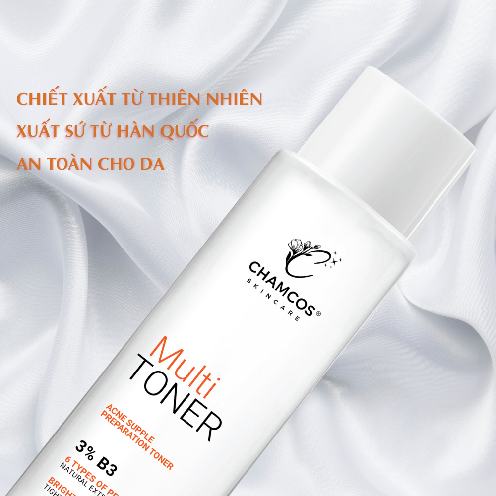 Nước cân bằng Multi Toner Chamcos 150ml cấp ẩm, cân bằng pH, hổ trợ se khít lỗ chân lông