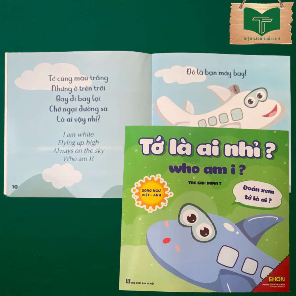 Sách - Combo bộ 6 cuốn Ehon Nhận biết + Bộ lông sắc màu (Song ngữ Việt - Anh)