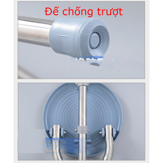 Gậy chống có ghế ngồi. Gấp đi bộ di động bằng thép không gỉ cho người già
