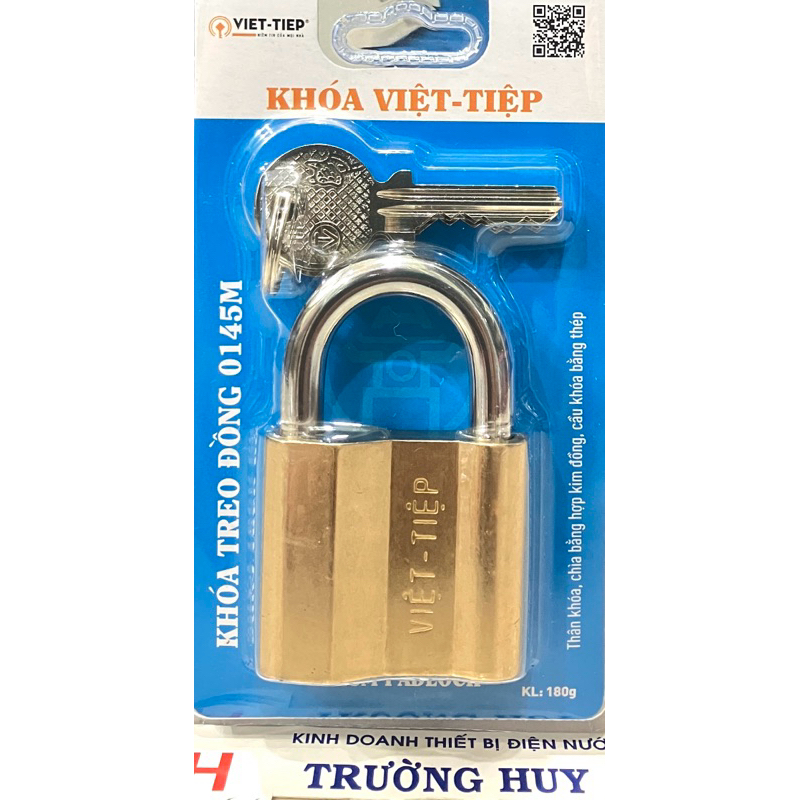 [chính hãng] khoá Đồng khóa BẰNG CHÌA cao cấp Việt Tiệp 0145M - đổi trả ...