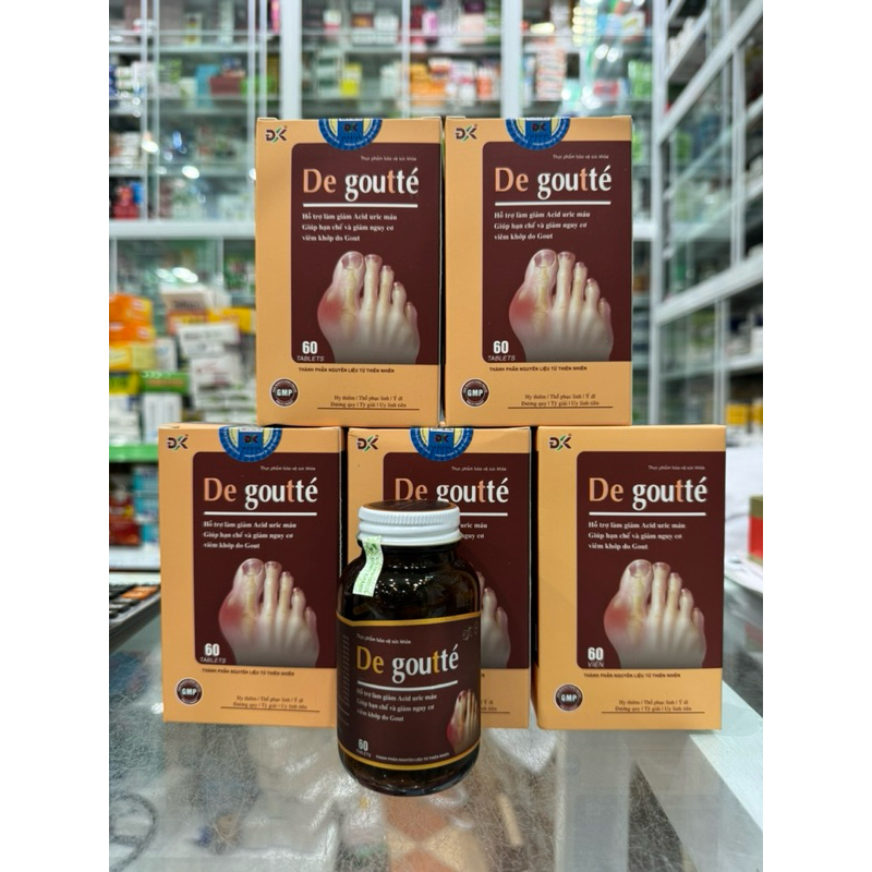 Viên Uống De Goutté Santex 60 Viên | Thảo Dược Hỗ Trợ Duy Trì Acid Uric, Chăm Sóc Sức Khỏe Xương Khớp