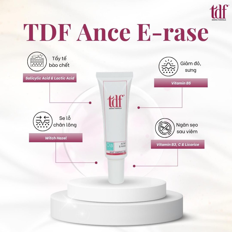TDF ACNE E RASE Kem Chấm mụn gom cồi thần tốc[Chính Hãng] | Shopee Việt Nam