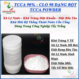 5kg TCCA 90, Clo 90 Dạng Bột Xử Lý Nước Hồ Bơi, Nước Sinh Hoạt, Khử Trùng Nhà Cửa, Cầu Cống,Tẩy Rong Rêu Sân Nhà