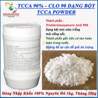 5kg TCCA 90, Clo 90 Dạng Bột Xử Lý Nước Hồ Bơi, Nước Sinh Hoạt, Khử Trùng Nhà Cửa, Cầu Cống,Tẩy Rong Rêu Sân Nhà