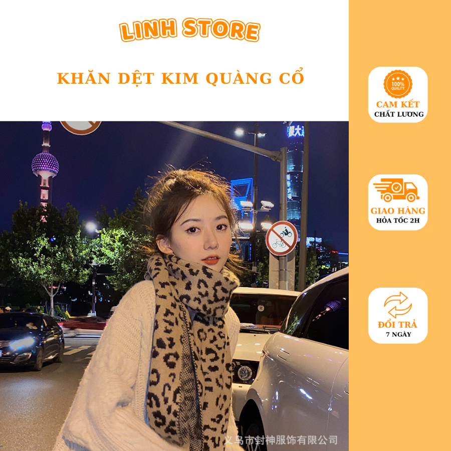 Khăn dệt kim quàng cổ hàng quảng châu