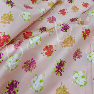 Vải Xi Cotton Hoa Màu Neon Mềm Mướt Rũ Khổ 1m50