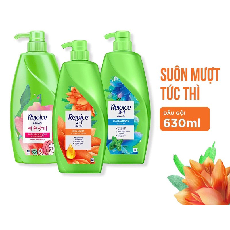 Dầu Gội Rejoice chai 650ml,900ml,1200ml