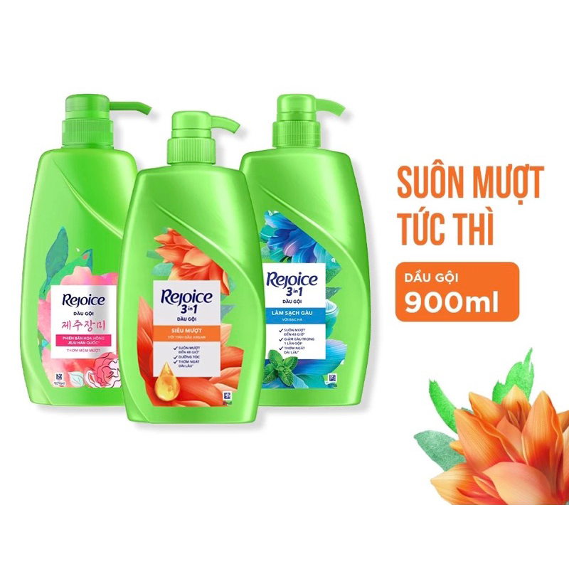 Dầu Gội Rejoice chai 650ml,900ml,1200ml