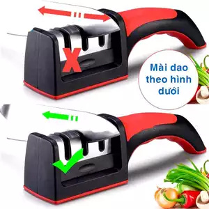 Dụng Cụ Mài Dao Cầm Tay , MÀI DAO KÉO 3 RANH siêu tiện ích