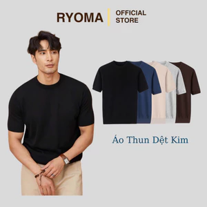 Áo Thun Dệt Kim RYOMA, chất len mềm mịn, thoáng khí, co giãn, thiết kế trẻ trung,lịch lãm NLH-05