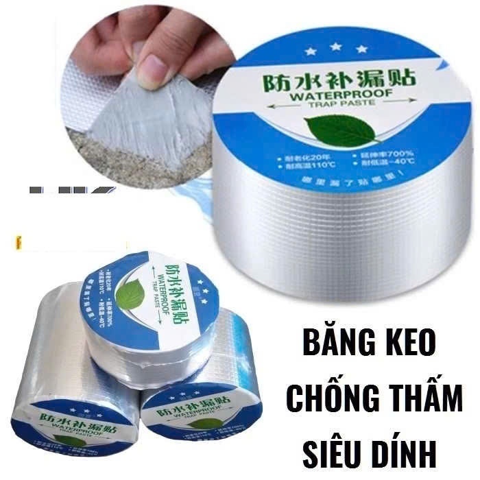 Băng keo chống thấm x2000 Nhật Bản chắc chắn, Siêu Sale, chống thấm dột, dán tường, dán mái tôn
