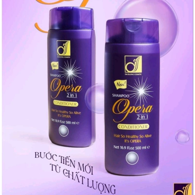Dầu gội đầu Opera 2 trong 1 giảm gàu và rụng tóc 500ml ( đủ màu )