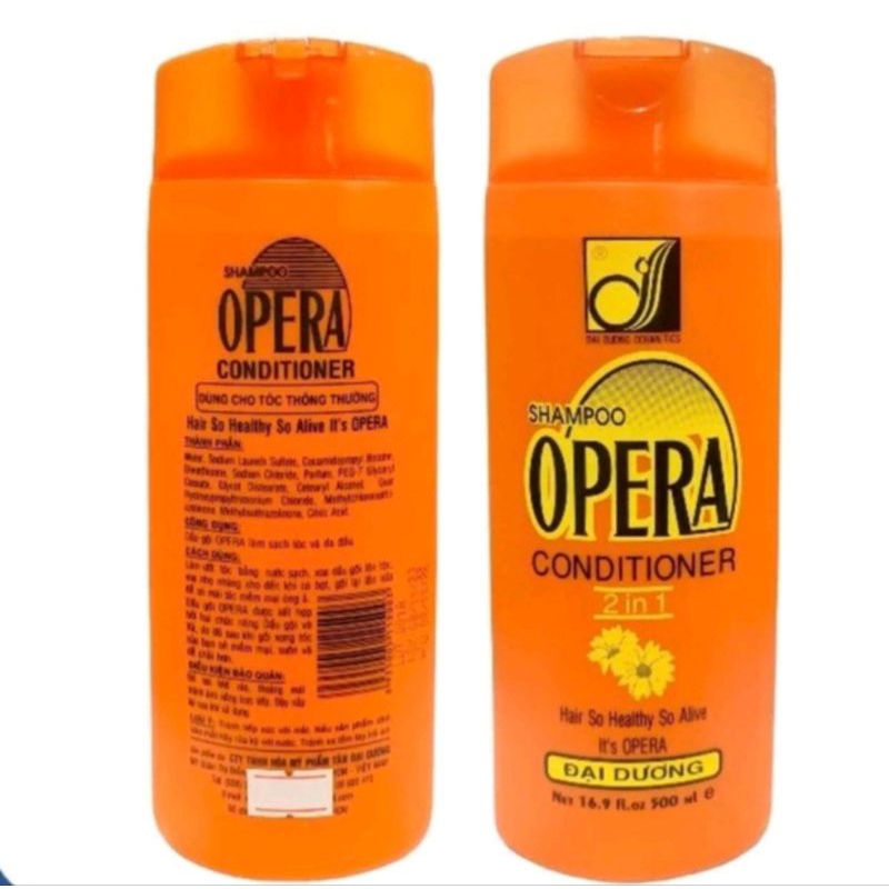 Dầu gội đầu Opera 2 trong 1 giảm gàu và rụng tóc 500ml ( đủ màu )