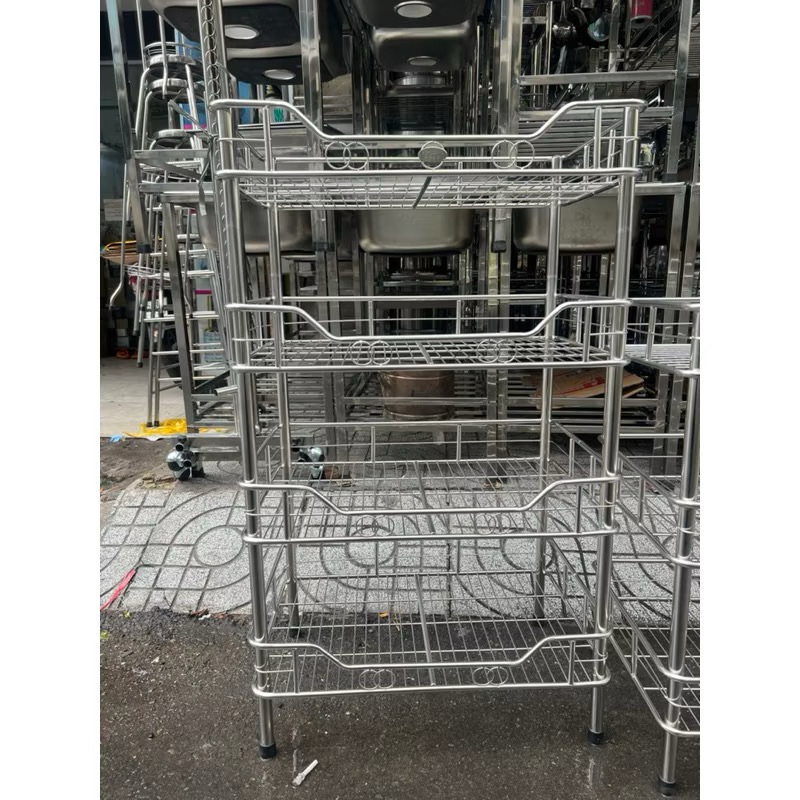Kệ chén INOX 40x60 2-3-4 Tầng | Shopee Việt Nam