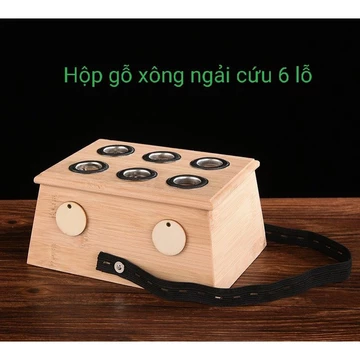 Hộp trúc ngải cứu cao cấp 1 lỗ- 2 lỗ- 3 lỗ- Hộp gỗ Dùng hơ điếu ngải cứu, nhang ngải cứu