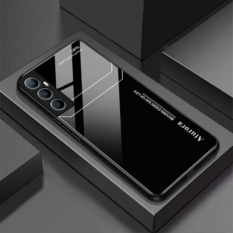 Ốp Lưng REALME C65 Mặt Lưng Kính Cường Lực Sáng Bóng