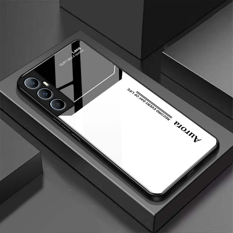 Ốp Lưng REALME C65 Mặt Lưng Kính Cường Lực Sáng Bóng