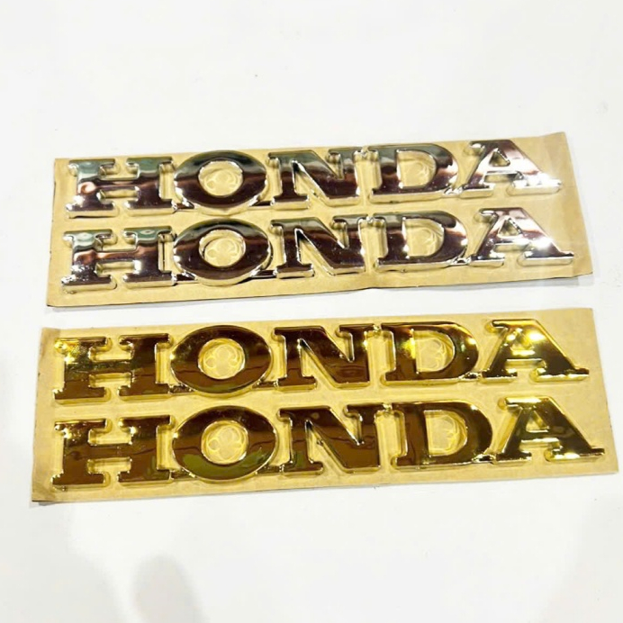 Tem logo honda chữ nổi in 3D dán keo 3M | Shopee Việt Nam