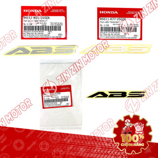 Tem Chữ ABS Dán Dè Trước Winner, SH, SH Mode, SH 125i/160i 2026 Và Nhiều Dòng Xe 86611-K01-D10ZA, 86611-K01-D10ZB