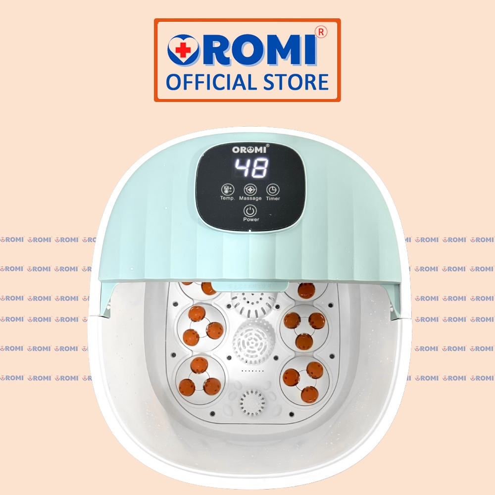Máy massage chân tự động cao cấp OROMI ORM-KW999 - Máy mát-xa thư giãn có ngăn đựng thảo dược
