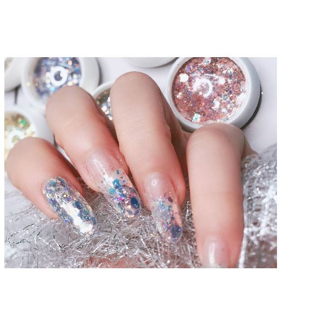 Hũ Nhũ Kim Tuyến Màu Xà Cừ Sang Chảnh, nhũ vảy cá