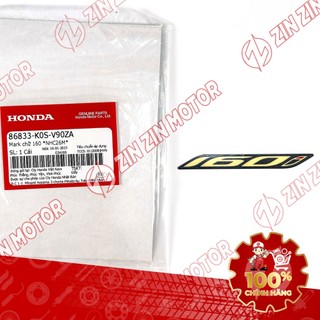 Tem Chữ 160i SH 160i 2023 2024 Dán Ốp Sườn SH 125i/160i 2026 86833-K0S-V90ZA, 86833-K0S-V90ZB, 86833-K0S-V90ZC