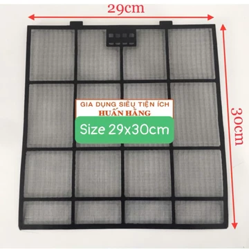 [PHỤ KIỆN] Lưới lọc bụi điều hoà Panasonicc x 29cm*30cm (màu đen)