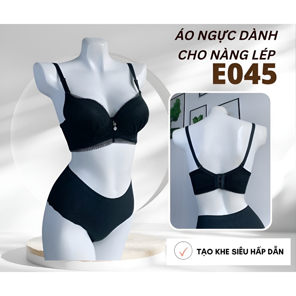 Áo ngực mút dày chuyên mặc áo dài E045, Đồ lót 12h