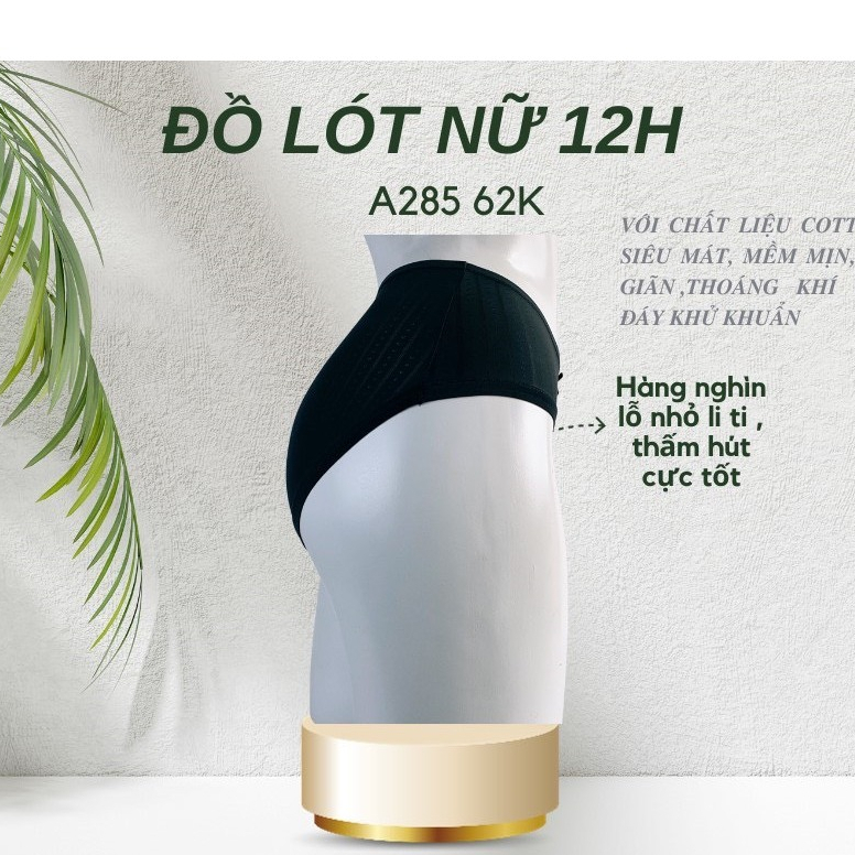 Quần lót co dãn thun lạnh cao cấp A285, Đồ lót 12h