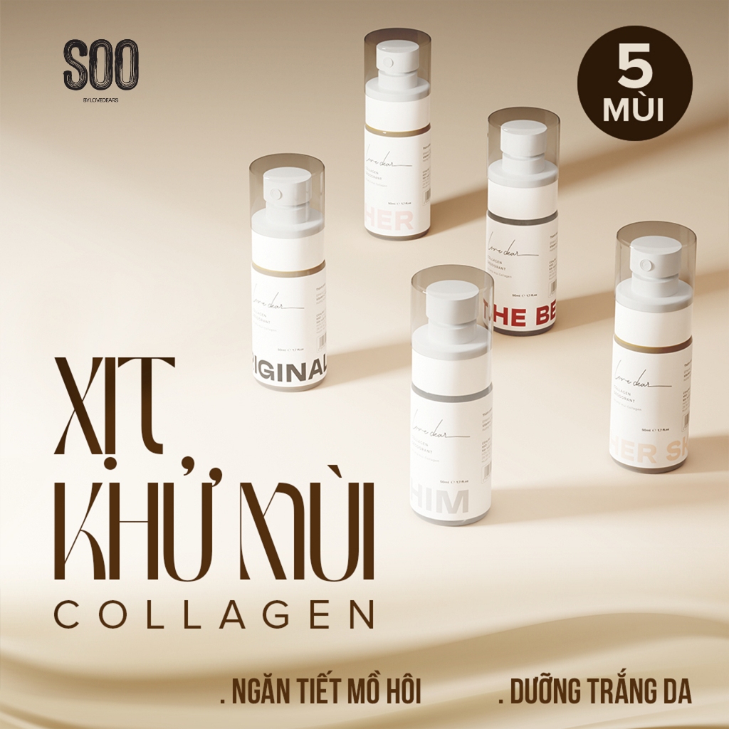 Ảnh Xịt Khử Mùi ORIGINAL LoveDear Hương Nước Hoa Body Mist Thơm Lâu Unisex - Có Collagen Và Vitamin C E  50ml 2