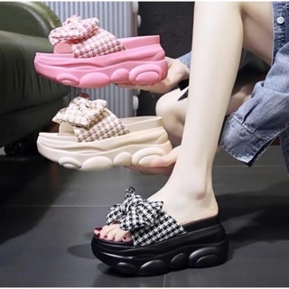 DÉP BM NƠ VẢI CARO XINH XẮN DÒNG HÀNG CAO CẤP11 3CFH3 BB QQ NN TT