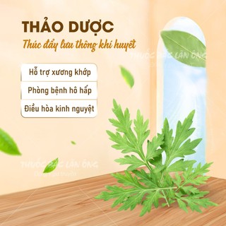Bột ngải cứu 500g, nguyên chất, ngâm chân, xông giải cảm - Lãn Ông