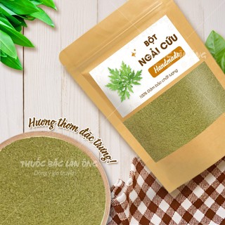 Bột ngải cứu 500g, nguyên chất, ngâm chân, xông giải cảm - Lãn Ông