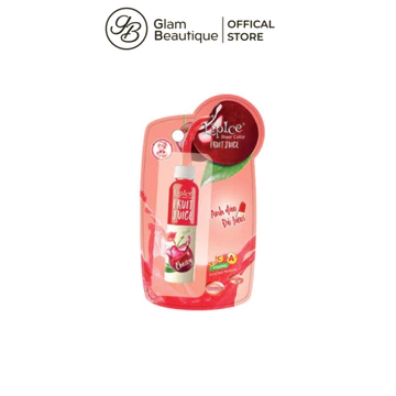 Son Lipice Sheer Color Fruit Juice Anh Đào Đỏ Tươi/Hồng Dâu Dịu Ngọt/Berry Đỏ Mọng/Cam Tươi Tắn 4G Glam Beautique