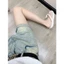 Quần short jean đính đá bling cho nữ dáng basic dễ phối đồ. Quần đùi ngắn đính đá sáng chắc chắn (HC8)
