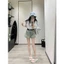 Quần short jean đính đá bling cho nữ dáng basic dễ phối đồ. Quần đùi ngắn đính đá sáng chắc chắn (HC8)