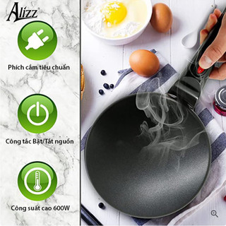 Máy Làm Bánh Crepe Máy Làm Bánh Cuốn Máy Tráng Bánh Chống Dính Tiện Lợi Cao Cấp ALIZZ AL13610
