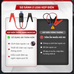 BƠM LỐP KÍCH BÌNH Ô TÔ V2 4IN1 Medicar 12.000mAh. Tích hợp đèn chiếu sáng công suất cao, an toàn — ảnh 6