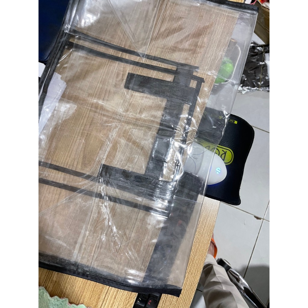 Áo trùm vali nhựa trắng Size 20-24-28 inch M.E.N mới [SALE]
