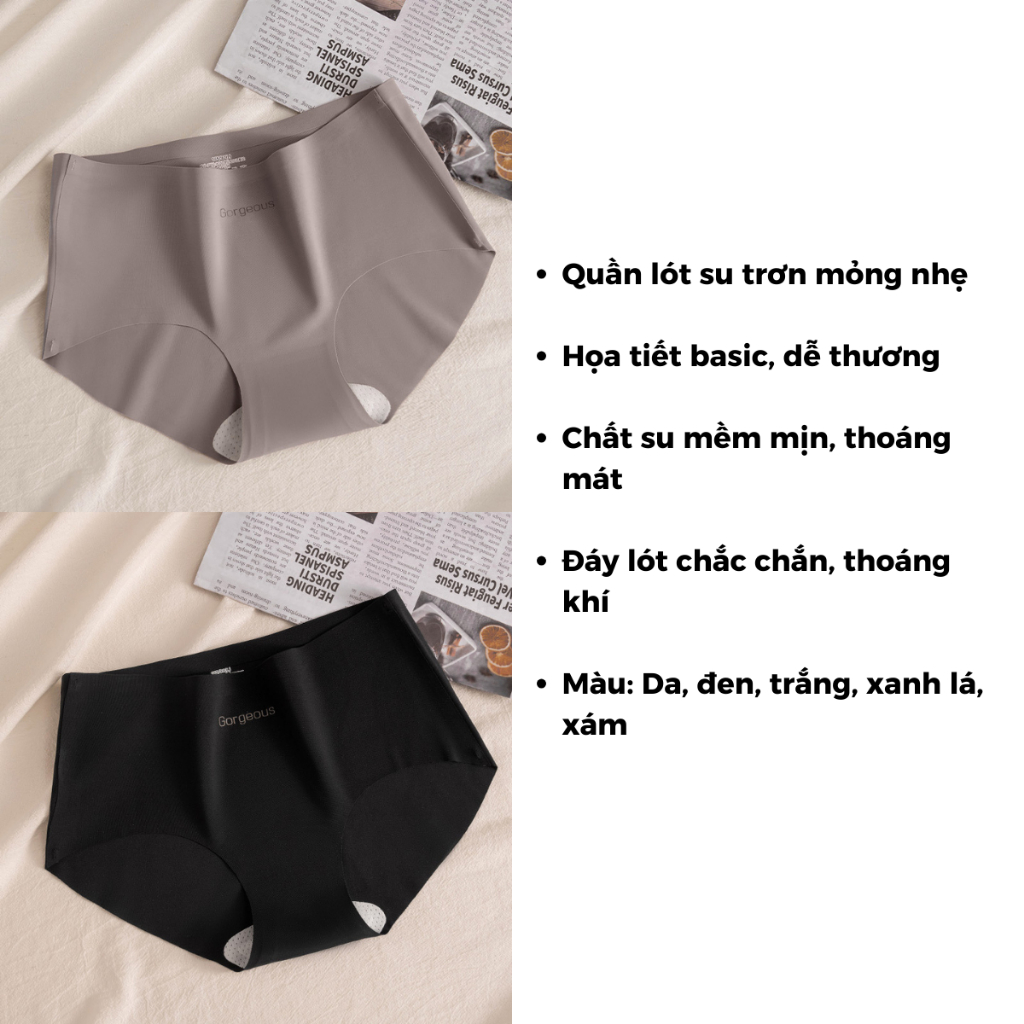 Quần lót nữ đúc su cao cấp không đường may, Quần chíp nữ không lộ viền cạp cao tôn dáng LANIXA L057
