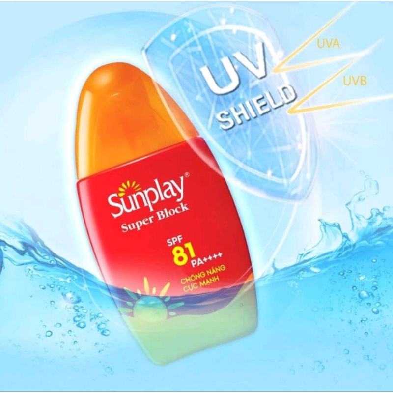 Kem Chống Nẳng Sunplay Đỏ, Dưỡng Ấm Trằng Da Trẻ Em - KCN Sunplay Kem Chống Nắng Cho Bé Dưỡng Da