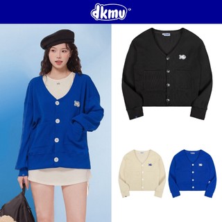 Áo cardigan nữ local brand form croptop DKMV thun gân dày dặn co giãn, nhiều màu tôn da Cropped Rib Cadigan | K21-AK2