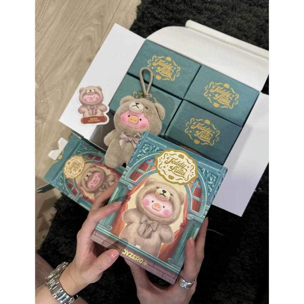 [HÀNG SẴN SHIP CHÍNH HÃNG 100%] MẪU MỚI 52TOYS TEDDYLULU Blindbox Móc Khoá Heo Teddy LuLu Pig