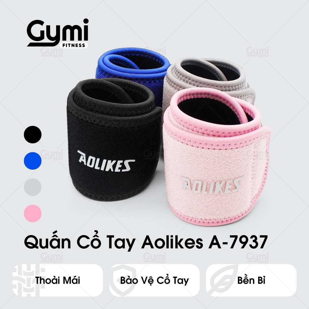 Băng quấn cổ tay Aolikes A-7937 - Hỗ trợ bảo vệ khớp cổ tay - AL7937