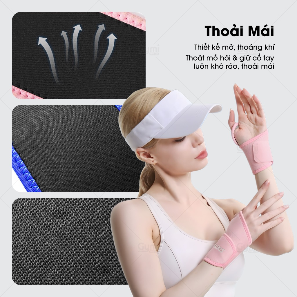 Băng quấn cổ tay Aolikes A-7937 - Hỗ trợ bảo vệ khớp cổ tay - AL7937