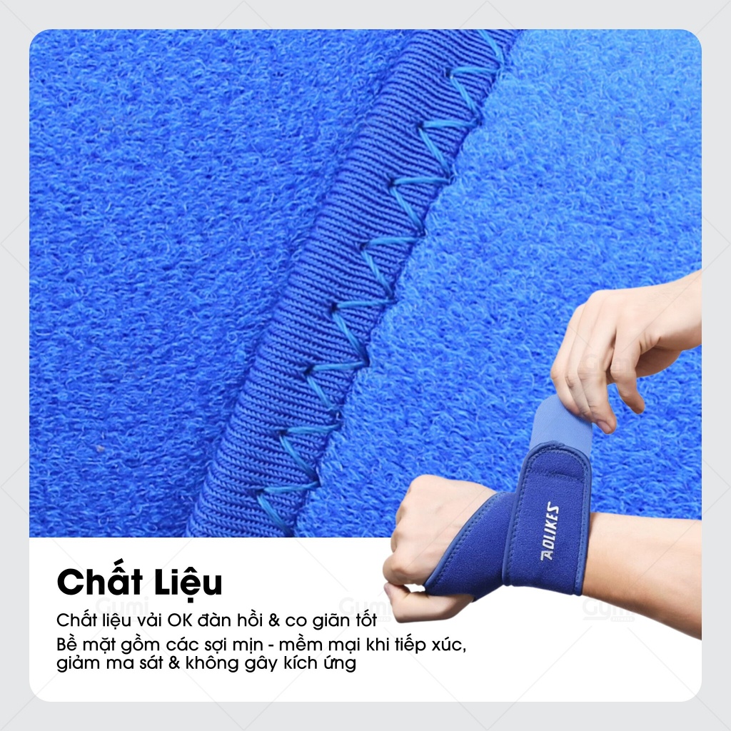 Băng quấn cổ tay Aolikes A-7937 - Hỗ trợ bảo vệ khớp cổ tay - AL7937
